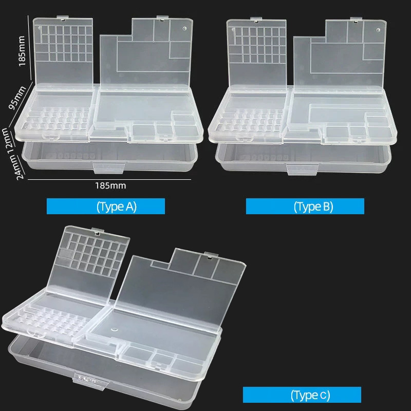 Electronics Gadgets And Accessories - Scatola di Stoccaggio Elettronica a Doppio